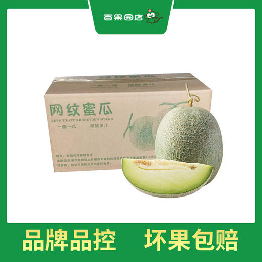 PAGODA百果园 网纹瓜（大）2-3粒普通装（4.5-5斤） 商品图5