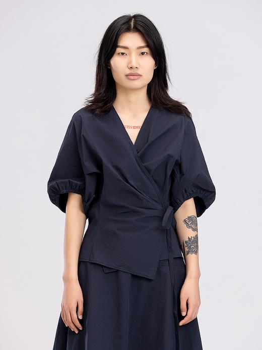 XIAOYU|泡泡袖围裹小衫242SY024 商品图2