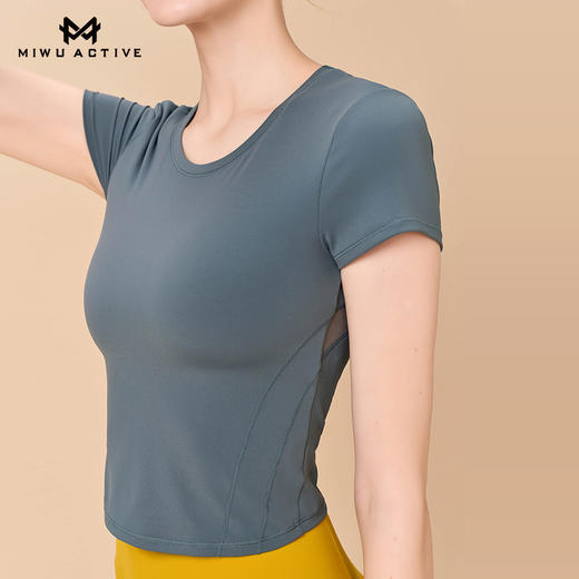 【清仓不退换】迷悟MW11T013后背拼网纱T恤 商品图8