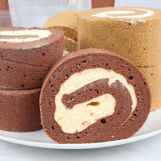 舒芙里 瑞士卷 （生椰拿铁/巧克力奶酪/原味）720g 商品图3