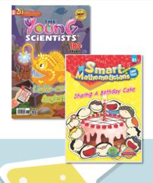 【过刊优惠包】新加坡科学杂志  The Young Scientists 小科学家/Smart Mathematicians 数学小天才   (每期含测试题卷）