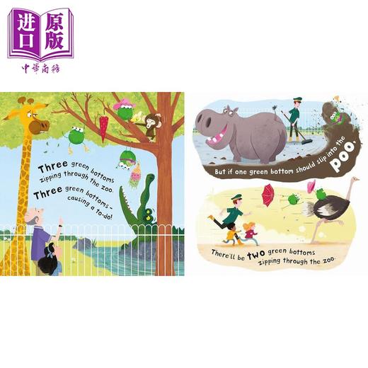 【中商原版】十个异星人Mike Byrne Ten Green Bottoms A laugh-out-loud rhyming counting book英文原版 儿童绘本故事图画书 商品图2