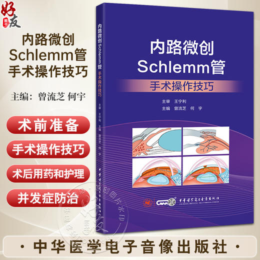 内路微创Schlemm管手术操作技巧 曾流芝 何宇 主编 青光眼 眼外科手术 显微外科学 中华医学电子音像出版社 9787830054281  商品图0