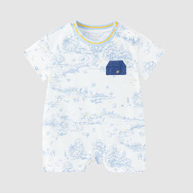 英氏-童衣类（夏）H4英针短蛤英氏白66CM男