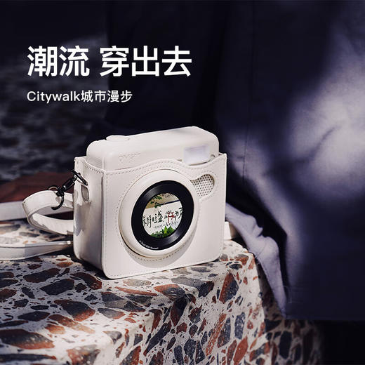 Rubyoung/如比扬 便携式互动屏蓝牙音箱RY.spin 蓝牙5.3歌词字幕音响存储音乐电子相册白噪音便携音箱创意礼物 商品图1