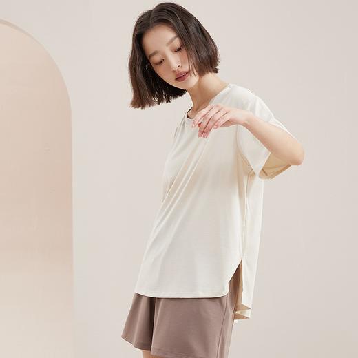 【奥薇姿凉感居家服夏季薄款大码宽松带胸垫中长裙睡衣套装】🌱哇噻!自带胸垫的睡裙就是懒人的快乐!不费力轻松又舒适的睡衣穿搭不挑身材!!!轻松驾驭～干净利落～适合居家居家or外穿都可 商品图6