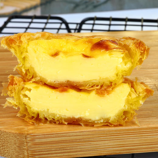 舒芙里 蛋挞系列 焦糖可颂蛋挞 240g*3/葡式蛋挞 240g*2 商品图6