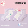 【5双装！轻薄透气中筒袜】儿童袜子春夏薄款卡通童袜精梳棉纯中筒袜学生运动潮袜男女宝宝袜 商品缩略图9