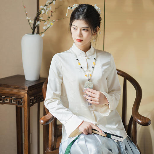 新中式马面裙，显瘦遮胯半身裙日常小个子KK3102 商品图3