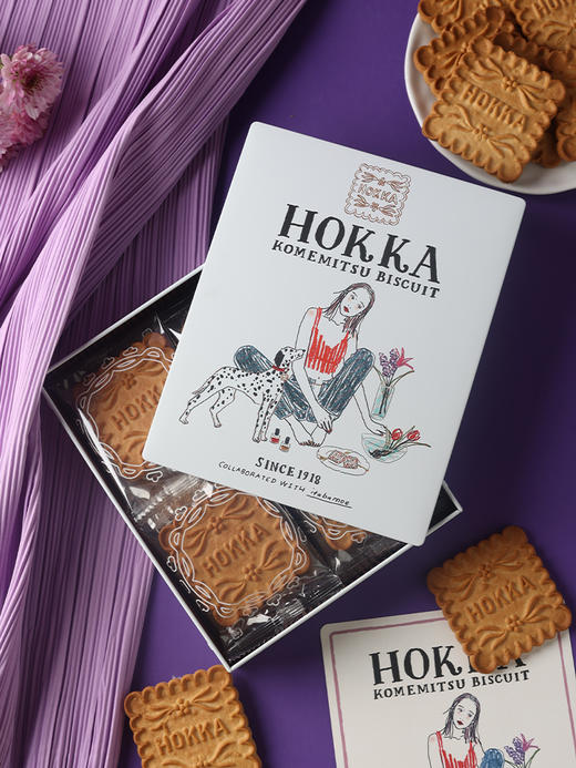 北陆制果 米蜜饼干手绘插画礼盒装138g 商品图4