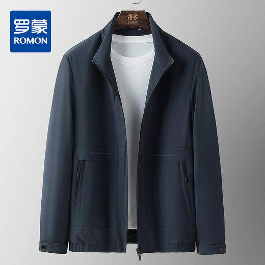 【防风垂感】经典立领夹克男防风外套男大口袋男士夹克男士外套 商品图1