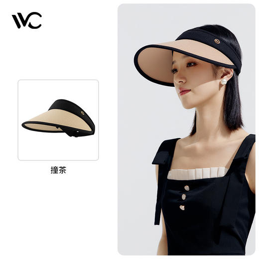 【品牌直发】 VVC2024新款沁风系列小香风防晒帽  4S241 商品图2