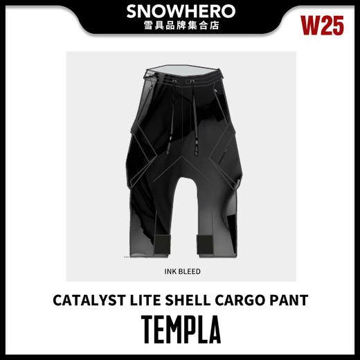24/25雪季TEMPLA男女同款CATALYST LITE SHEL CARGO PANT滑雪裤预售 商品图1