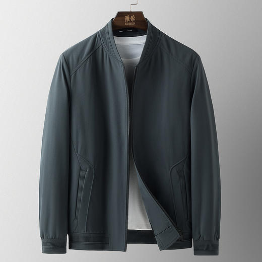 秋装上新【防风立体斜纹】罗蒙春秋棒球服夹克男士外套经典男士夹克休闲百搭外套男 商品图3
