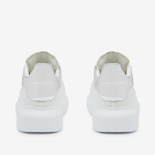 ALEXANDER MCQUEEN 亚历山大.麦昆 女士银尾阔型休闲运动鞋 白色 718232 WIEE4 9071 商品图2