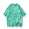 【Q】【纯棉】【新款DSL】大依优型大码男装扎染短袖T恤加肥加大休闲肥佬男上衣夏季半袖胖子潮款 商品缩略图1