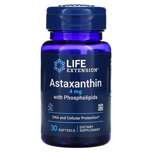 沿寿LIFE EXTENSION Astaxanthin with Phospholipids（虾青素）30粒 商品图0