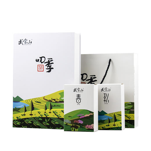【2024年新茶】武当山茶一级绿茶四季300g礼盒装（75g*4盒） 商品图2