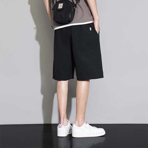 【DSL】大依优型大码五分裤大号裤子弹力透气加肥加大夏季松紧腰宽松运动短裤沙滩裤 商品图3