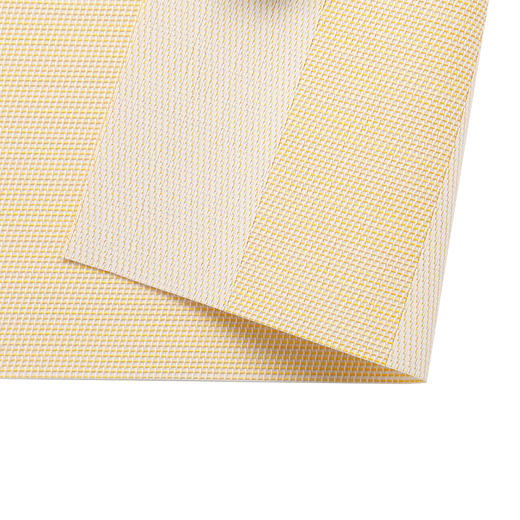 PVC餐垫 布洛克 黄色 商品图3