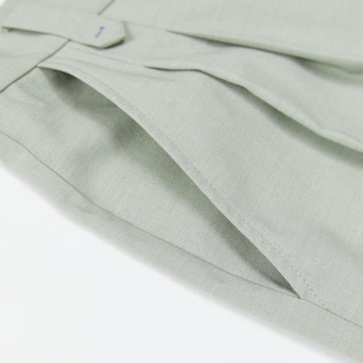 西遇宽松休闲通勤长裤女夏季新款阔腿显瘦百搭精致高腰休闲裤D1341115 商品图5