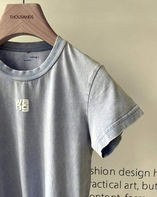 现货 THS 4.13-无 大王家 女士 胸前凹凸wang 短款T恤 2色 BH2495 商品图6