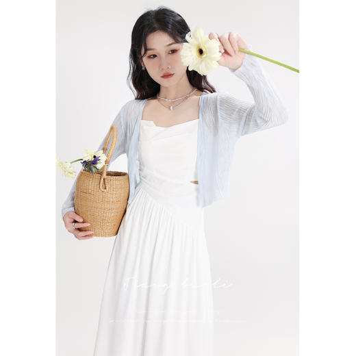 鹿向南【轻氧盐系】气质吊带连衣裙女 商品图2