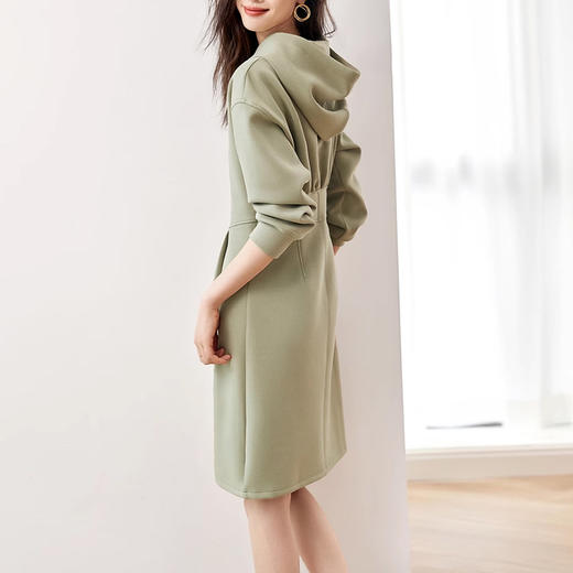 裁缝学苑AQ266卫衣连帽裙子新款空气层显瘦连衣裙纸样女装样板 商品图4