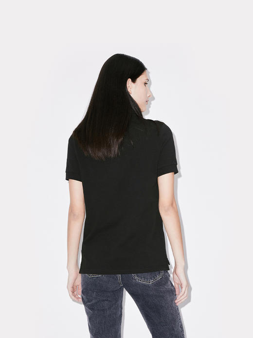 【特价商品不退不换】KENZO POLO衫女  FC62TS7054PU-99J BLACK.COTTON 商品图4