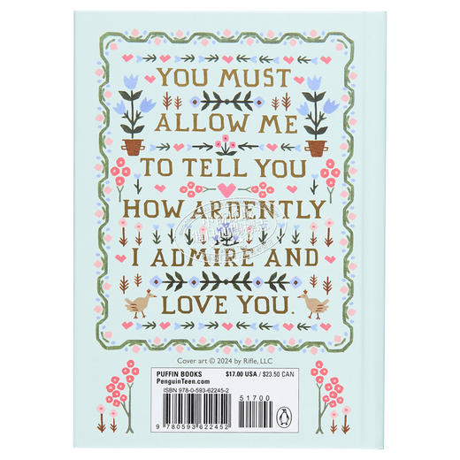 【中商原版】盛开的海雀系列 傲慢与偏见 Pride and Prejudice 英文原版 Jane Austen illustrated by Anna Bond 名著 商品图1
