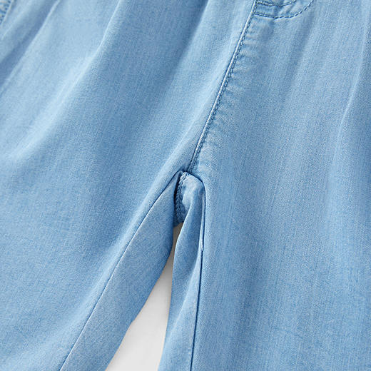 英氏-童衣类（春）H4英梭长裤 浅牛仔蓝100CM男 商品图4