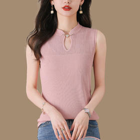 时尚冰丝显瘦，薄款内搭无袖背心CC-101-1882