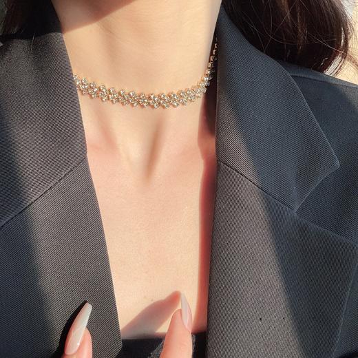 【超好看！满钻项链choker项圈】日韩网红个性锁骨链潮流项饰时尚项链手工饰品情人节 商品图5