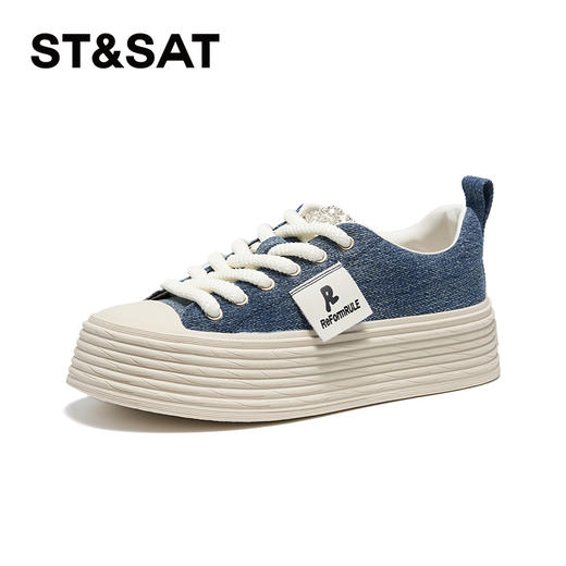 星期六复古牛仔松糕厚底休闲鞋SSC1112348 商品图7