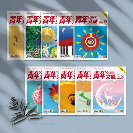 2022年随机10本《青年文摘》过刊   彩版、黑白版 商品图2