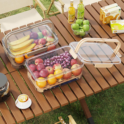 摩登主妇水果便当盒外出携带野餐保鲜盒食品级冰箱专用收纳密封盒 商品图1
