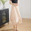 剩L 米思阳2025夏季新款优雅气质休闲风半身裙高腰修身设计感裙子1386 商品缩略图1