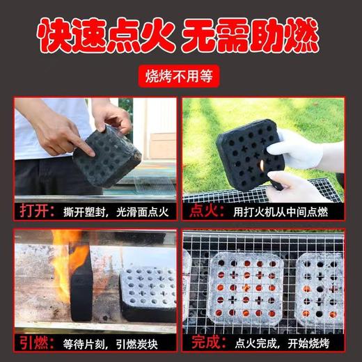 易燃便携烧烤炭 商品图4