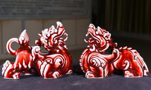 郎红貔貅摆件 商品图0