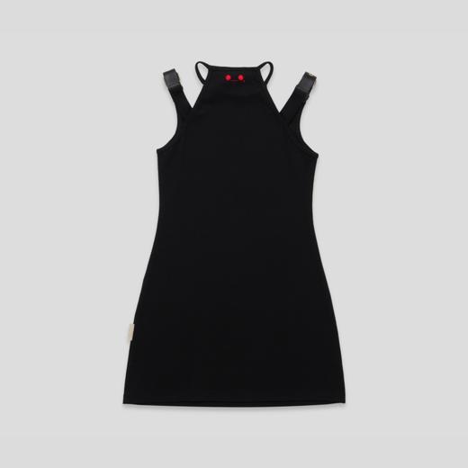 GOODBAI GOODEES格纹贴布绣logo吊带连衣裙 商品图4