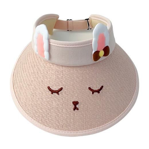 【五一出游 宝宝必备】新款夏季儿童防晒帽子，男女童遮阳防晒，宝宝可爱大帽檐，超萌空顶设计，让宝宝的小脑袋得到充分的呼吸，时尚款式更是让宝宝与众不同。赶紧带着你可爱的小天使一起来感受夏日的清凉吧！ 商品图4