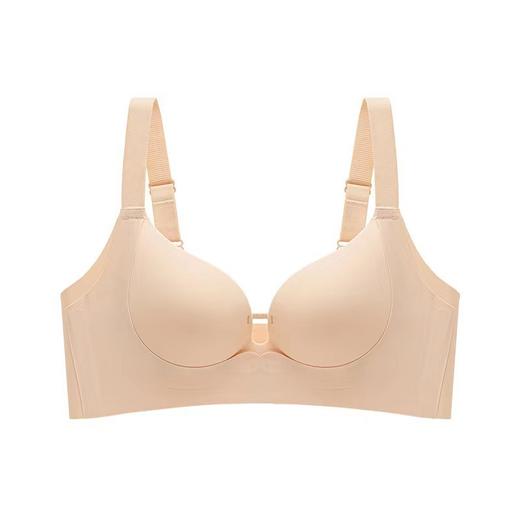 【新品！单件加大码提拉内衣】初夏时节，小仙女们十分期待的加大码提拉内衣来啦！无钢圈、裹胸设计，帮你聚拢提拉胸型，收副乳防下垂，穿着舒适裸感。散发出雅致的气质，让你更自信美丽！ 商品图5