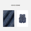COCO ZONE"夏洛"2024复古国风单排扣马夹高级感显瘦无袖上衣CC1B0797 商品缩略图2