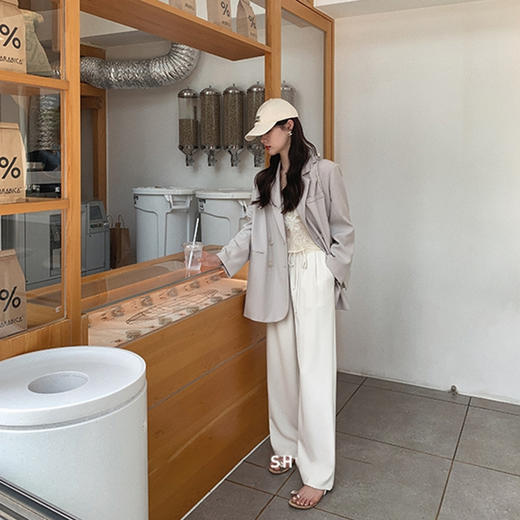 金蘑菇菇【三防滑滑防晒裤】防晒防透后腰松紧+前腰系带休闲长裤 商品图2