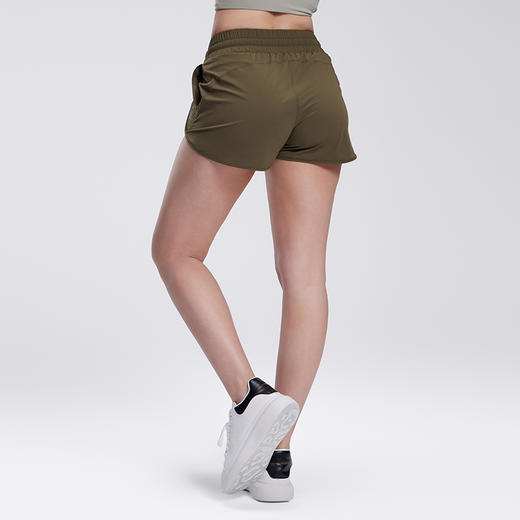 TITIKA假两件运动短裤女夏季户外跑步健身裤透气防走光三分裤11139 商品图1