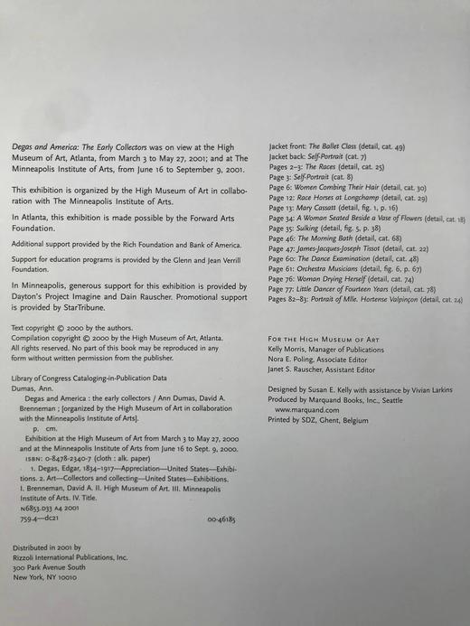 德加与美国：早期收藏家 169幅插图（144幅彩色） 精装大16开 商品图4
