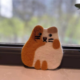 尼泊尔羊毛毡杯垫