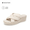 natursun女鞋夏季年厚底外穿沙滩凉拖鞋女一字拖N24300538 商品缩略图1