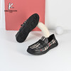 经典鲨2024年春季新款男士平底一脚蹬时尚豆豆鞋休闲鞋KG31-D14061 商品缩略图3