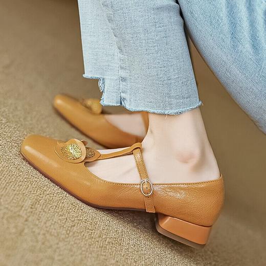 【预售5天】法式复古玛丽珍鞋，方头小众设计感单鞋XY&168698 商品图4